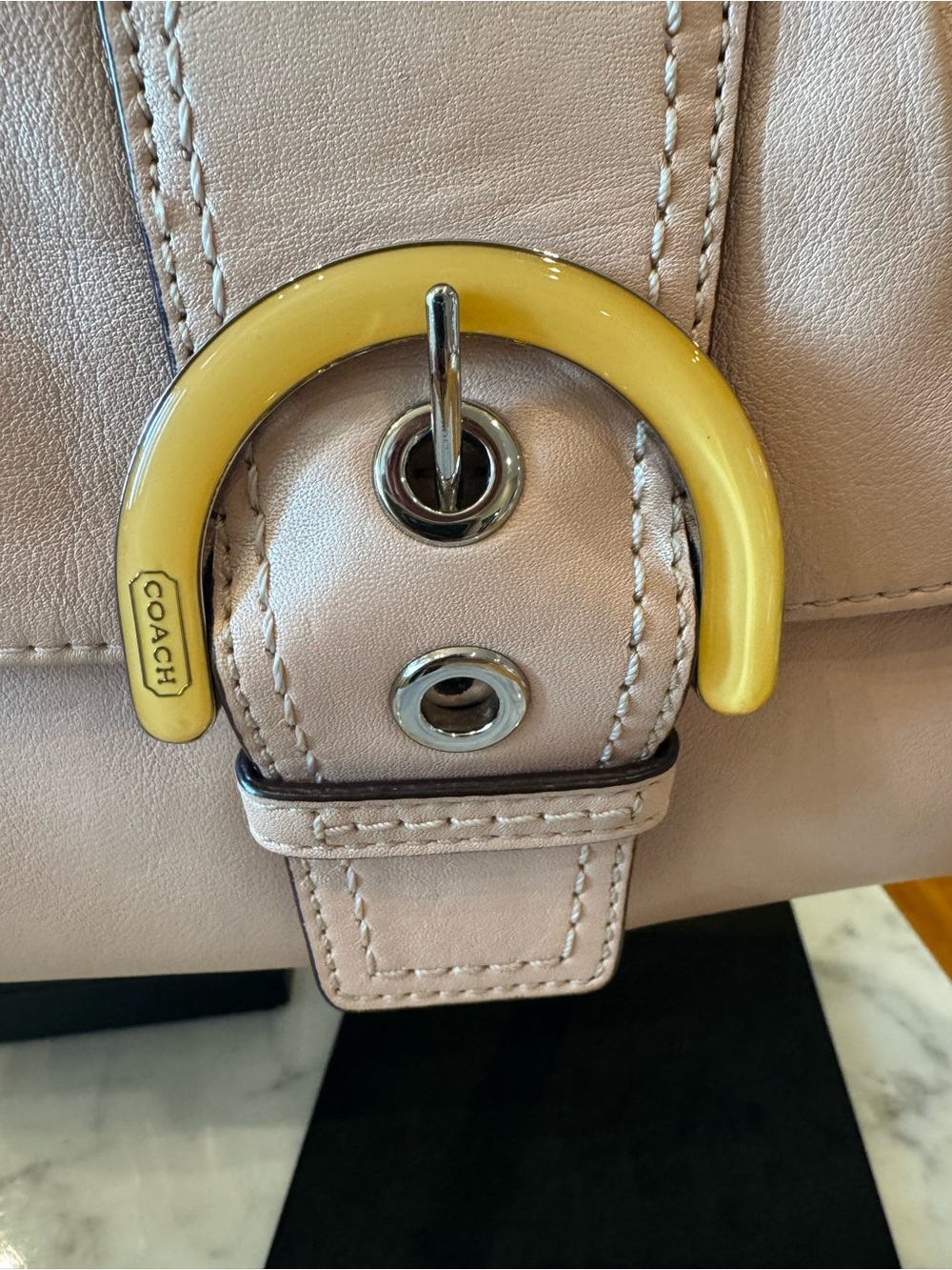 Coach - SoHo Pleated Flap Shoulder Bag - Peachy Pearl 2012 - Picture 2 of 12